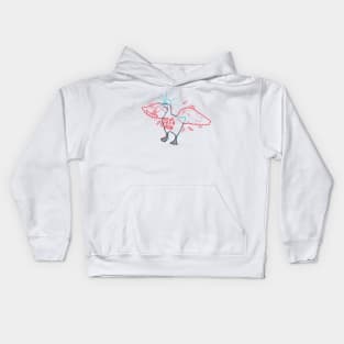 GOOSE GAME ANAGLYPH Kids Hoodie